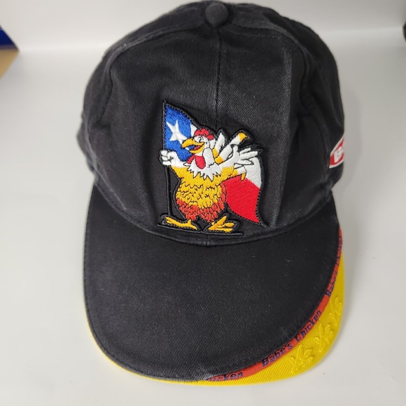 Other - Babe's Chicken Dinner House Black Promo Hat Texas Flag Rooster Cap Adjustable